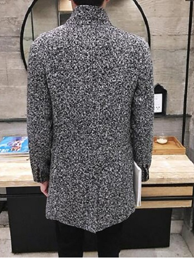 Męski płaszcz długi rękaw rozmiar M - obrazek 2