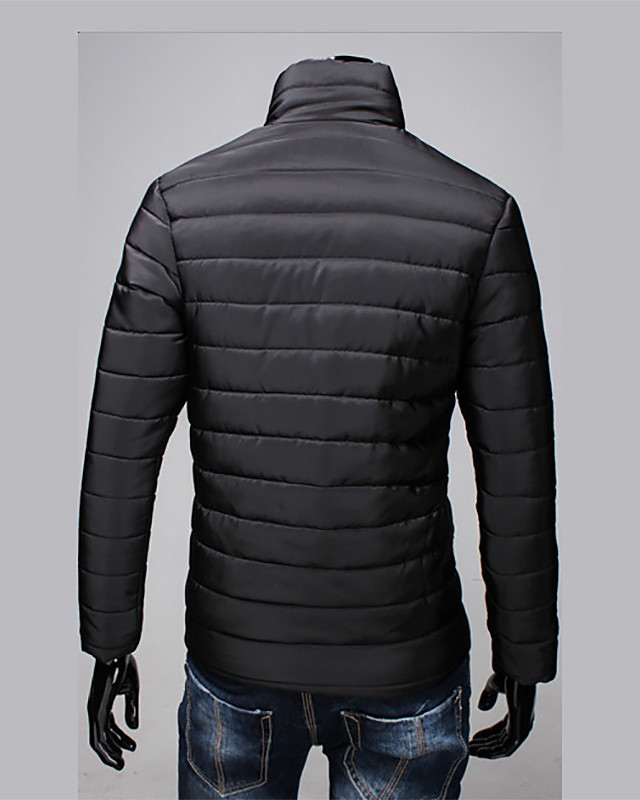 Kurtka męska pikowana szara - obrazek 2