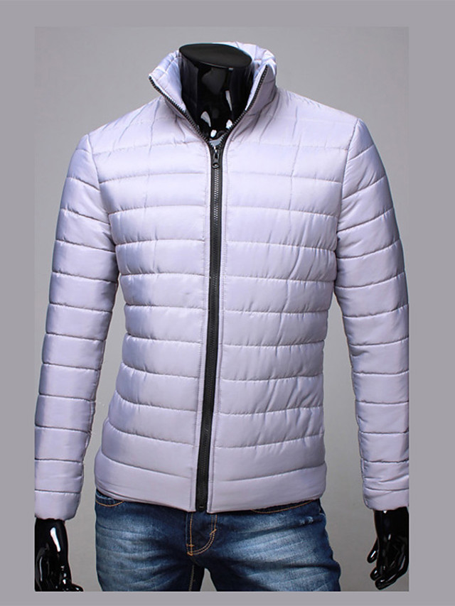 Kurtka męska pikowana szara - obrazek 3