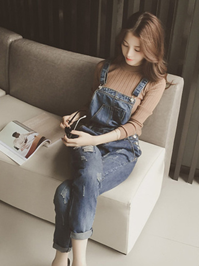 Damskie spodnie jeans rozmiar M - obrazek 3