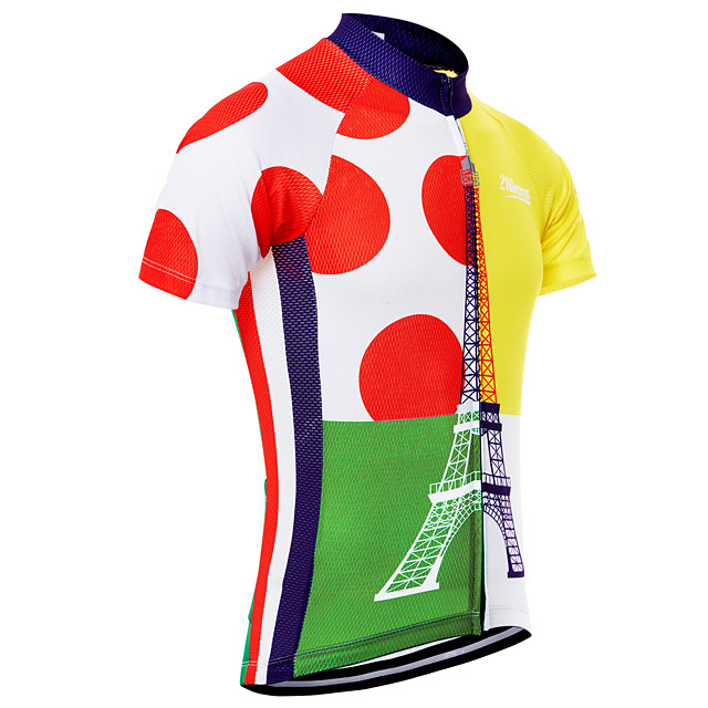 Męska koszulka rowerowa z krótkim rękawem - obrazek 3