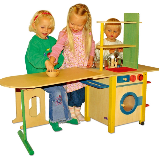 Kuchnia drewniana z pralką small foot 1133 - obrazek 6