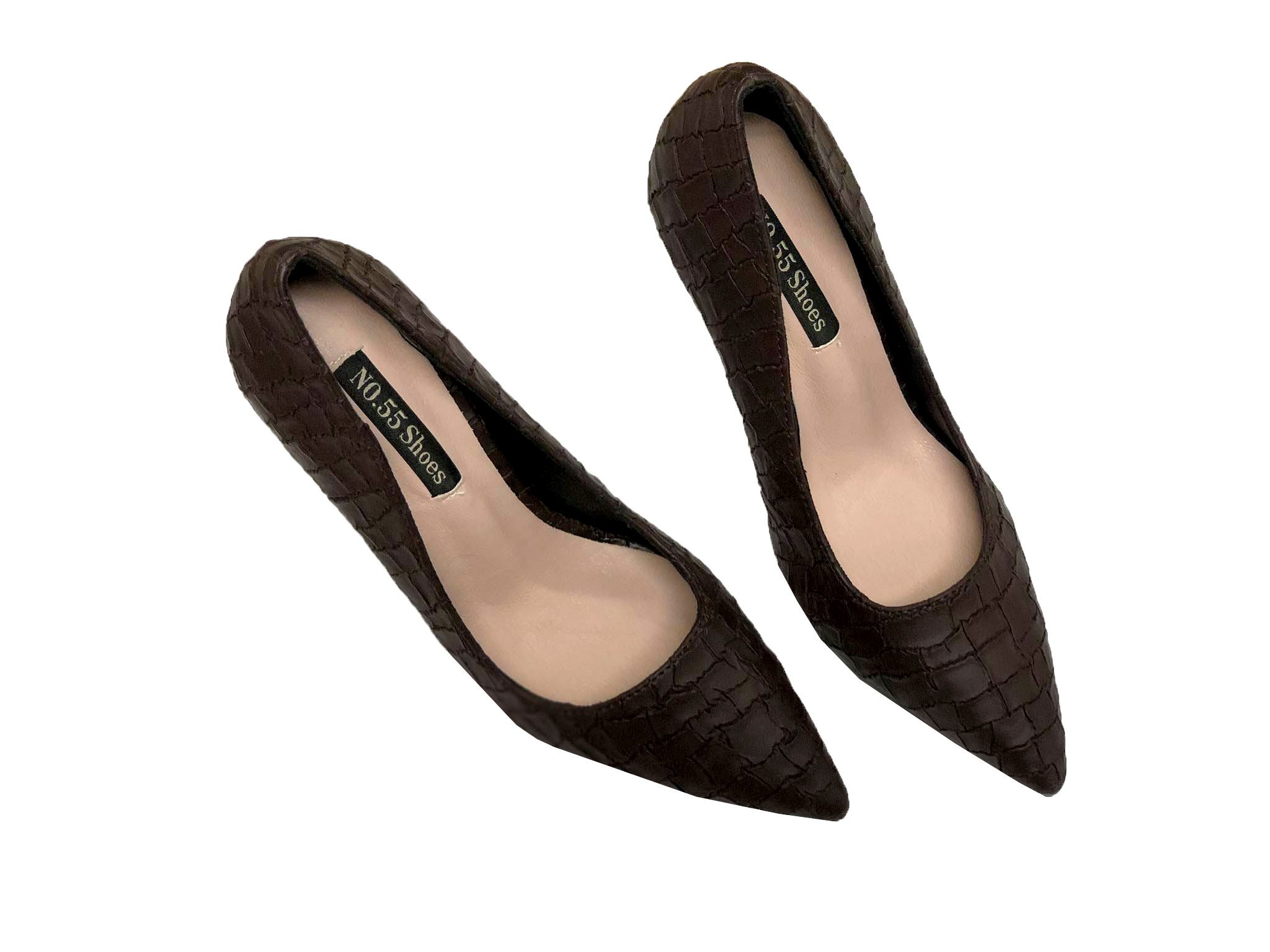 Szpilki w kolorze brązowym - obrazek 4