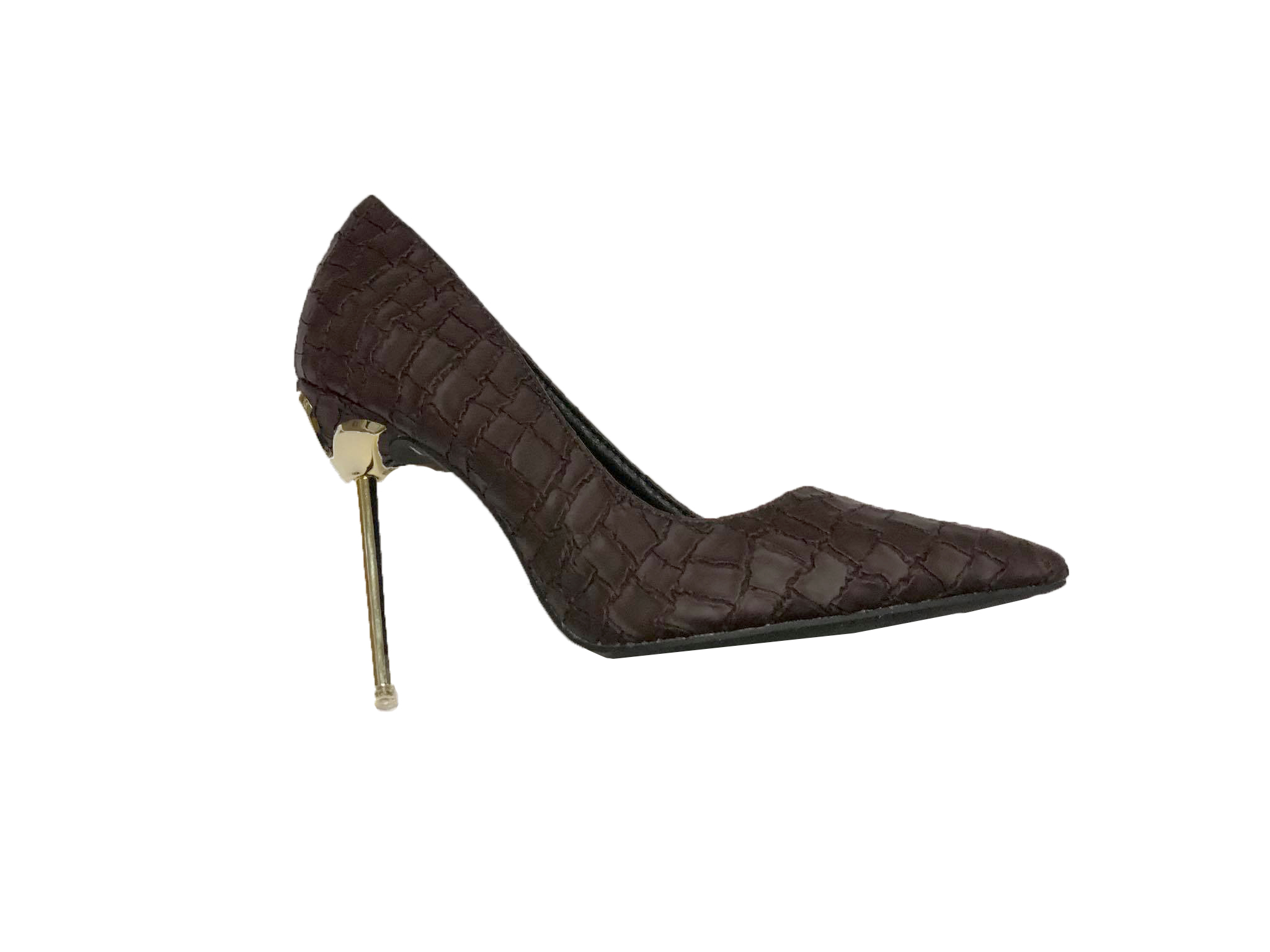 Szpilki w kolorze brązowym - obrazek 6