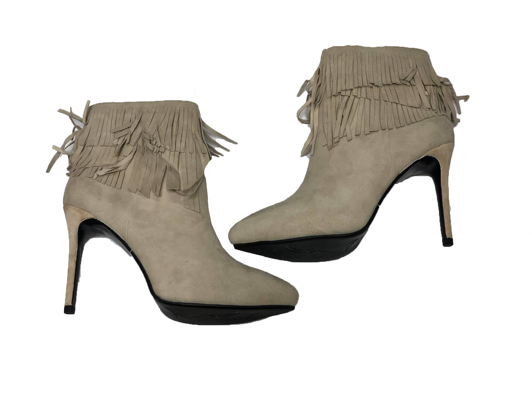 Damskie botki z frędzelkami rozmiar 41