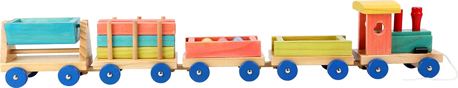 Drewniana lokomotywa small foot 1128 - obrazek 3