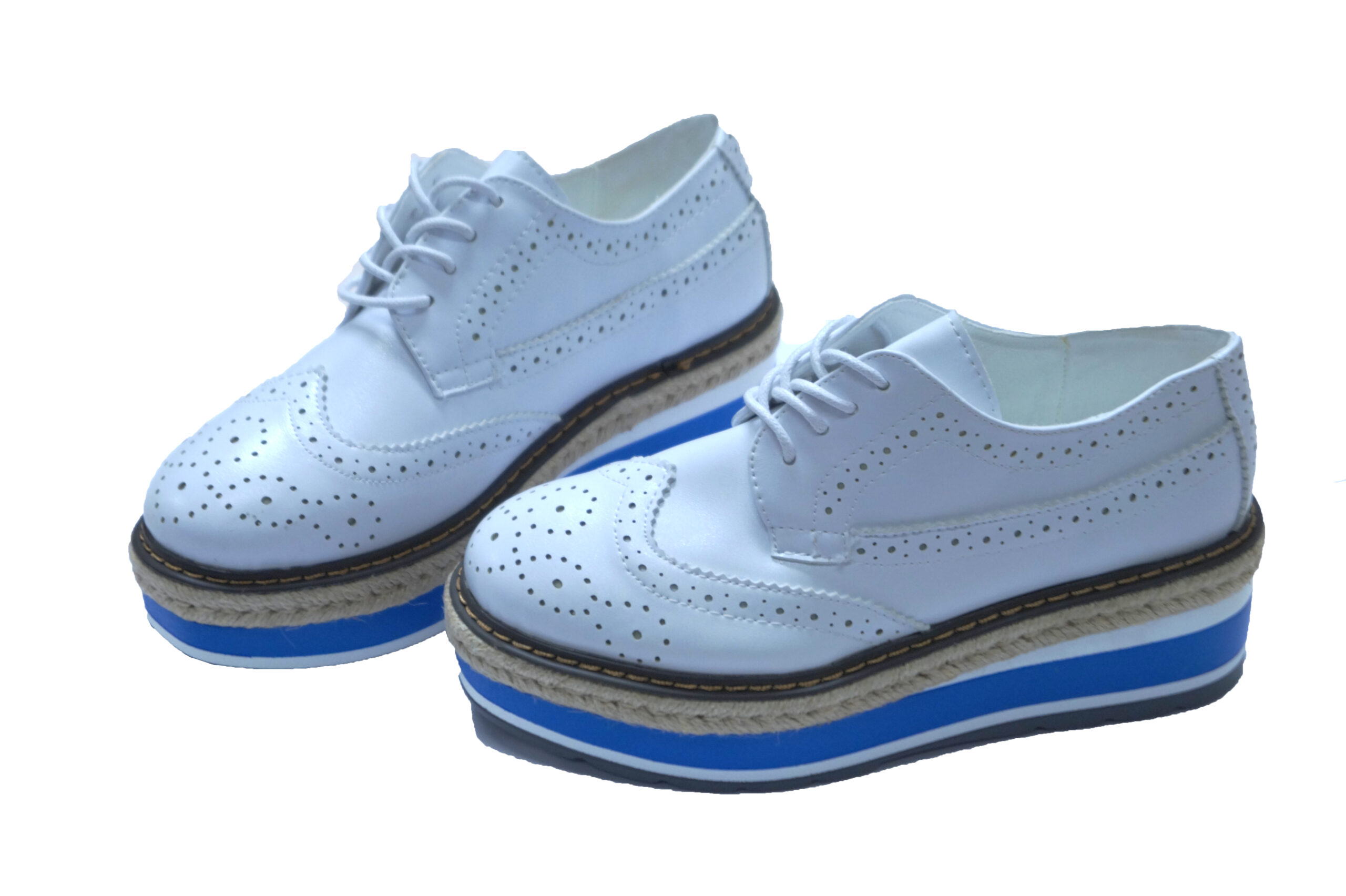Damskie buty platforma oxford 24cm