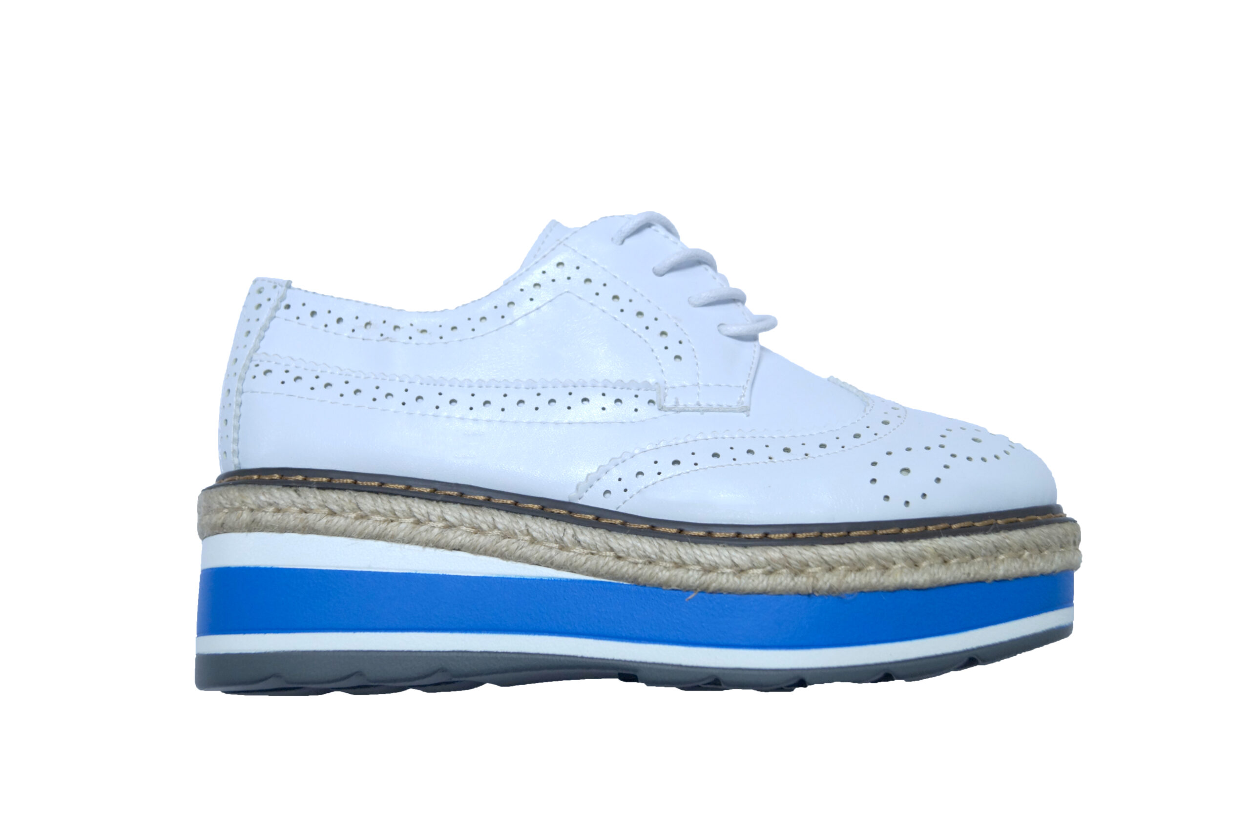 Damskie buty platforma oxford 24cm - obrazek 3