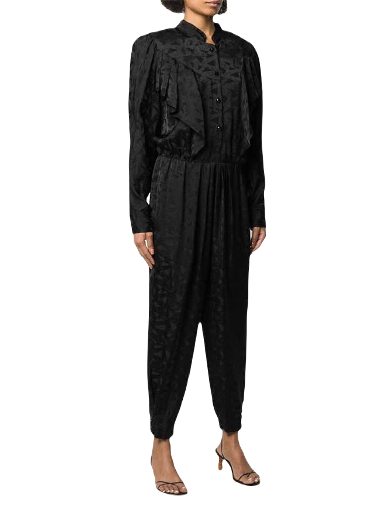 Elegancki damski kombinezon czarny