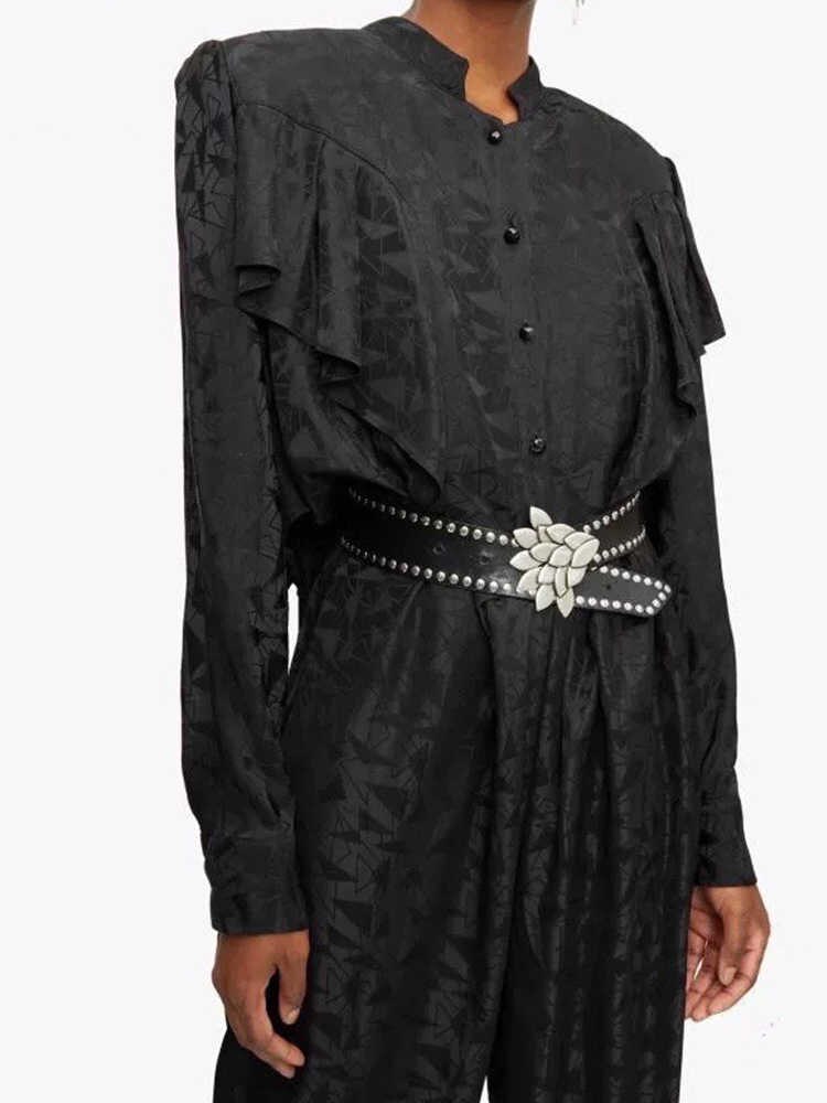 Elegancki damski kombinezon czarny - obrazek 4