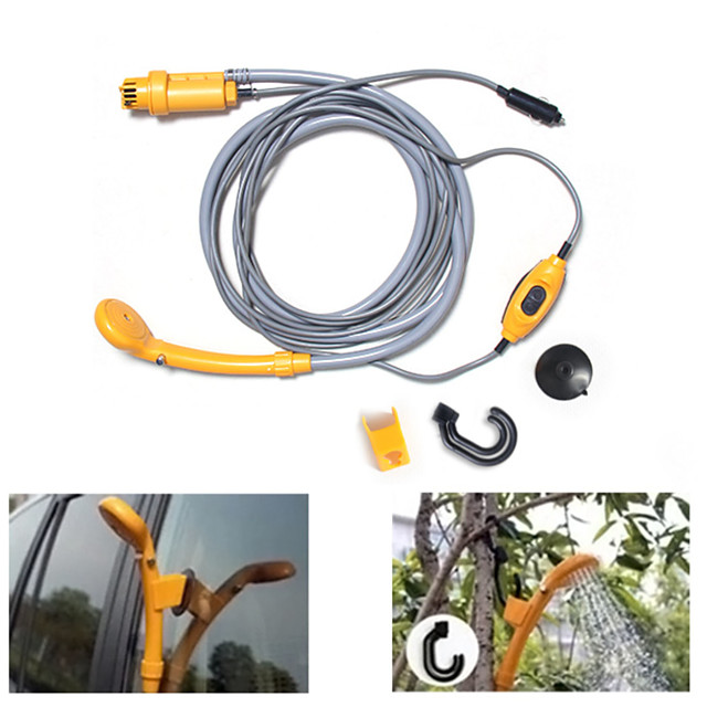 Prysznic kempingowy zewnętrzny z pompką 12V - obrazek 3