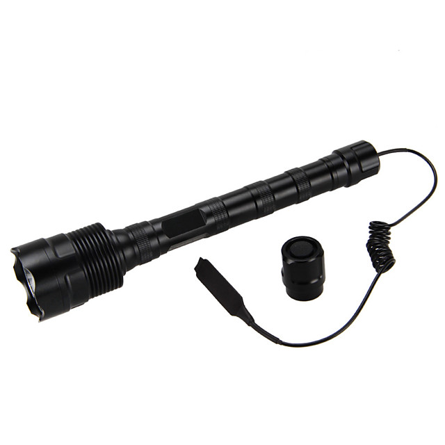 Latarka LED turystyczna czarna 6000 Im - obrazek 5