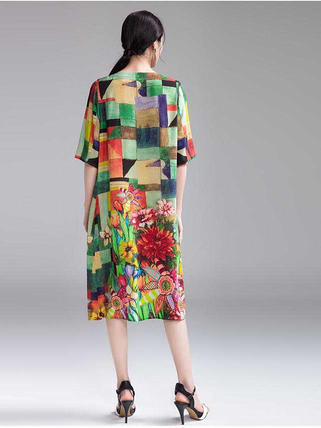 Damska letnia sukienka rozmiar 5XL - obrazek 3