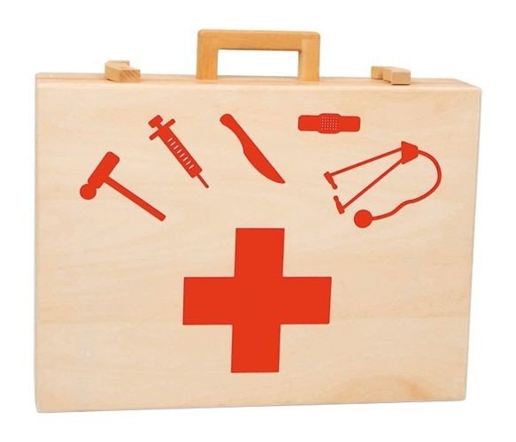 Drewniana walizka lekarska small foot 4602 - obrazek 3