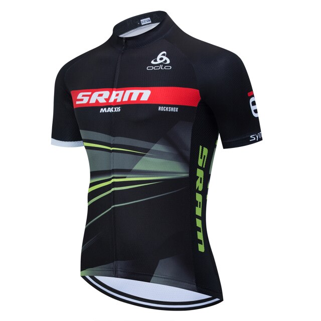 Męski komplet rowerowy z krótkim rękawem SRAM - obrazek 3