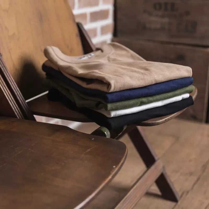 Bawełniany T- shirt męski CZARNY - obrazek 3