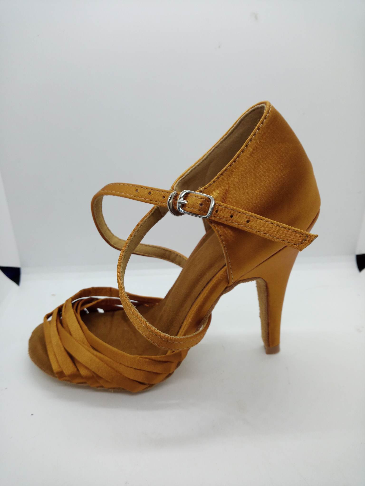 Damskie buty do tańca miedziane - obrazek 2