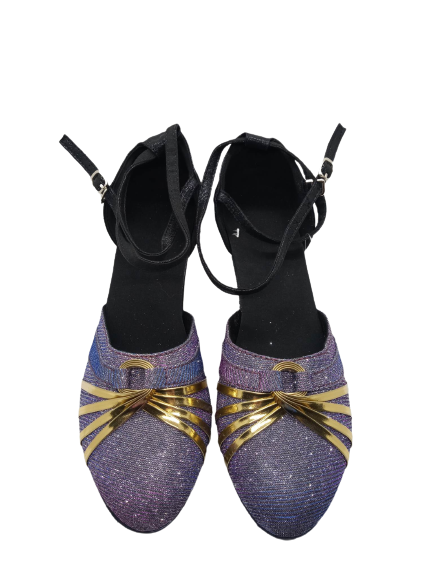 Damskie buty do tańca cekinowe