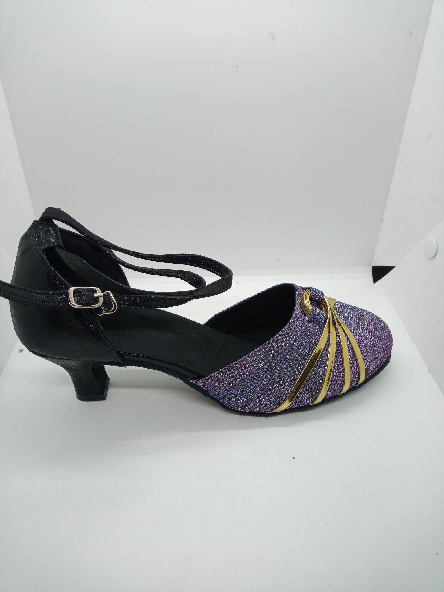 Damskie buty do tańca cekinowe - obrazek 2