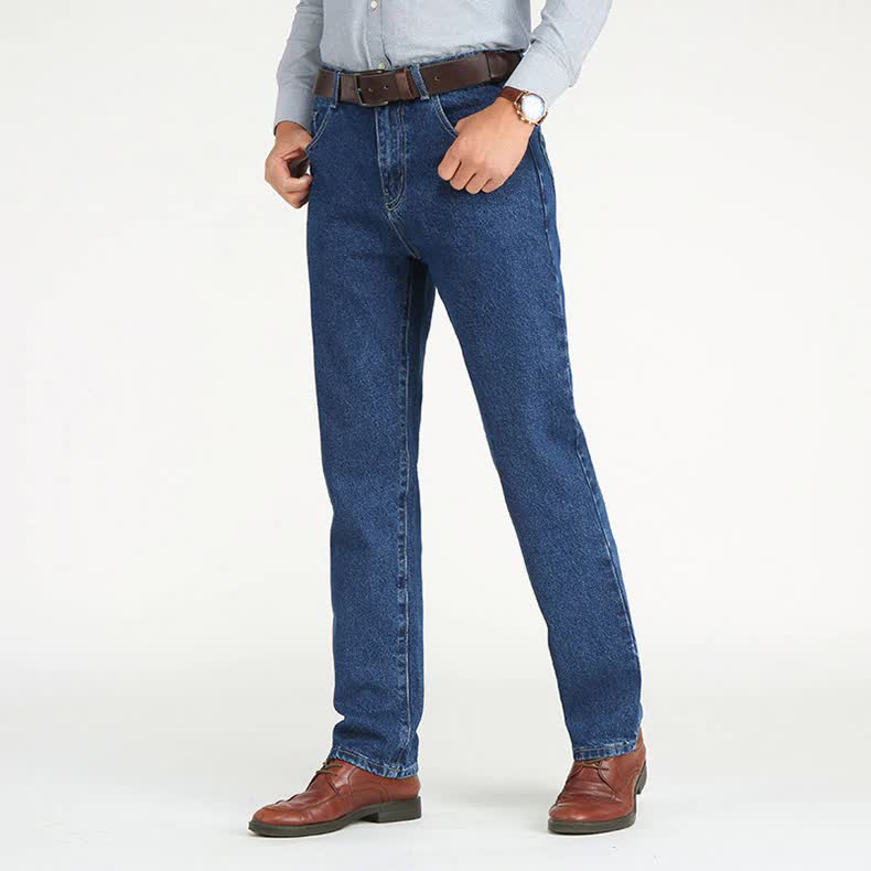 Męskie jeansy proste 36 rozmiar - obrazek 2