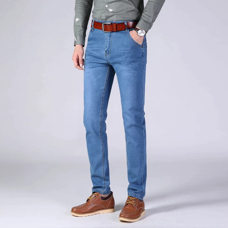 Męskie jeansy proste 31 rozmiar - obrazek 3