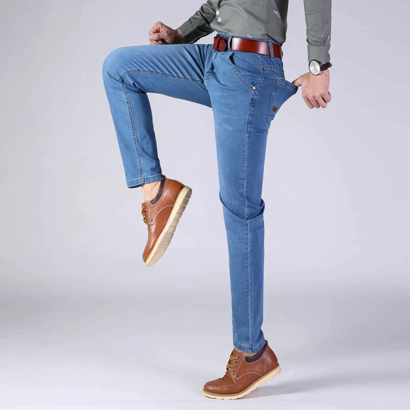 Męskie jeansy proste 31 rozmiar - obrazek 2