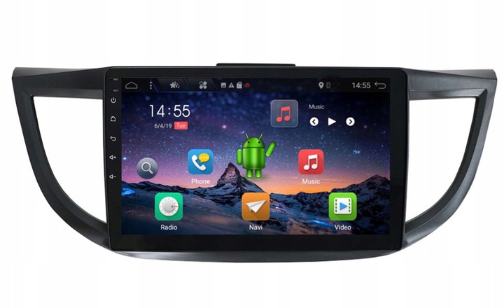 ANDROID 10.0 RADIO NAWIGACJA HONDA CRV CR-V 4 CIEMNO SZARA - obrazek 3