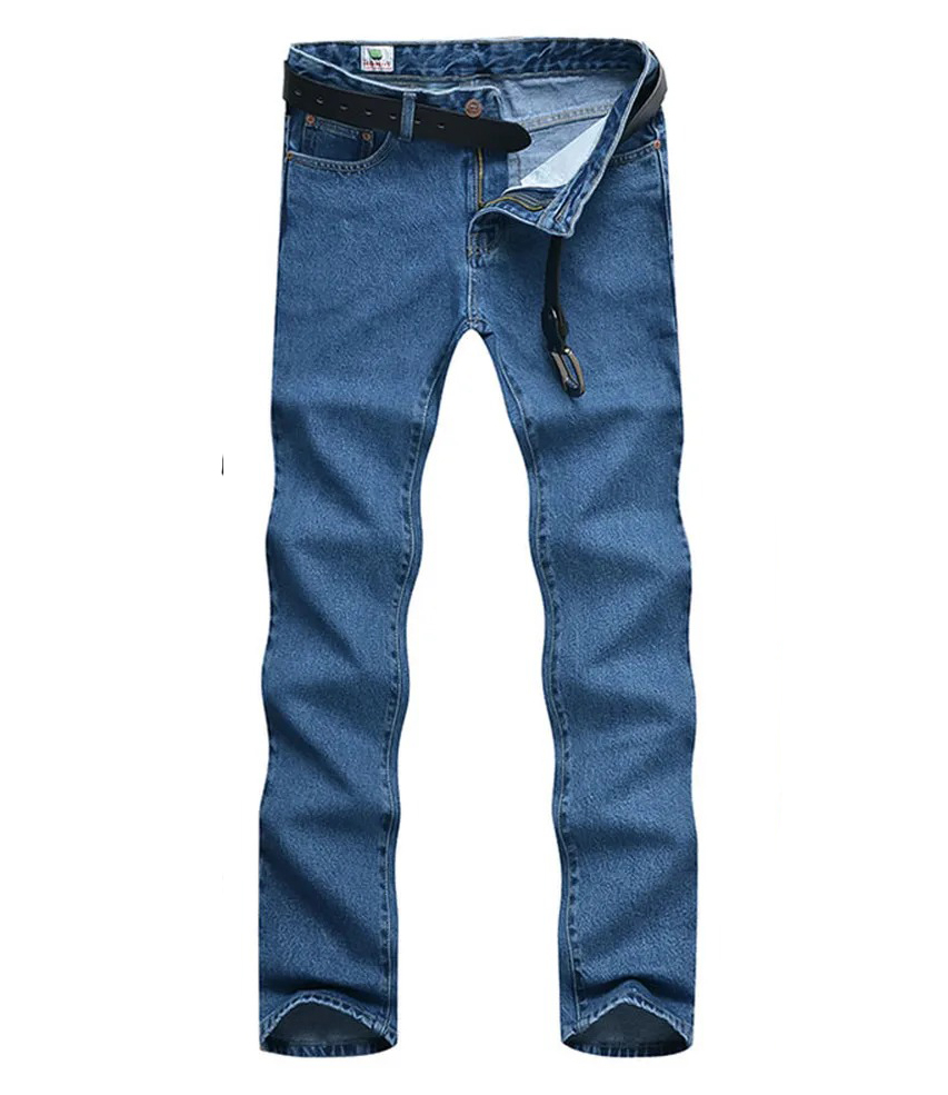 Bawełniane męskie spodnie dżinsowe Casual