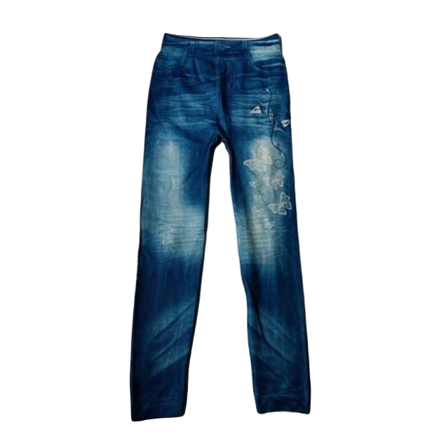 Damskie legginsy w stylu jeans