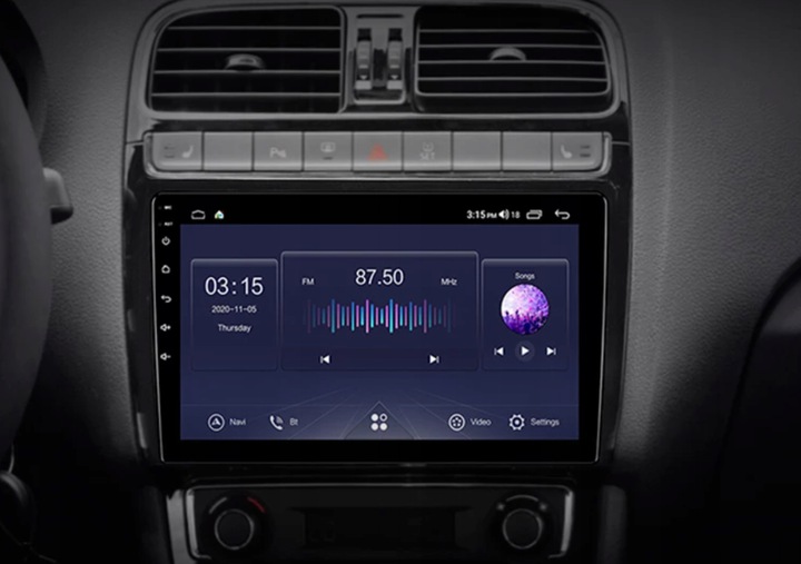ANDROID 10.0 RADIO NAWIGACJA IPS LTE VW POLO 5 V - obrazek 2