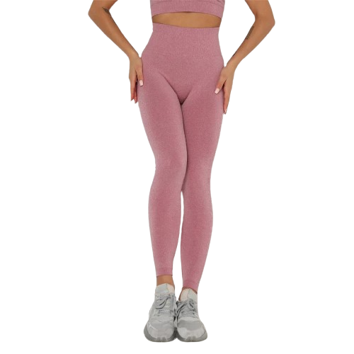 Damskie sportowe legginsy RÓŻOWE