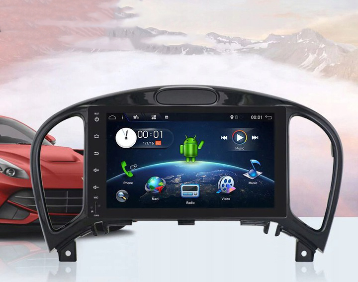 Radio Android 10 2/32Gb GPS NISSAN JUKE +kamera - obrazek 6