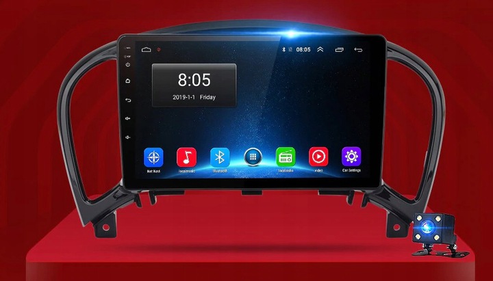 Radio Android 10 2/32Gb GPS NISSAN JUKE +kamera - obrazek 3