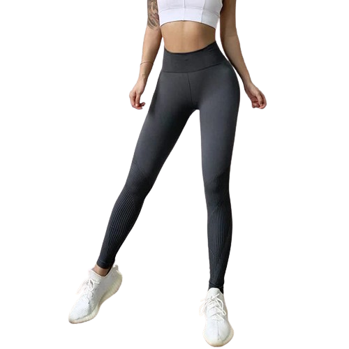 Damskie sportowe legginsy GRANATOWE