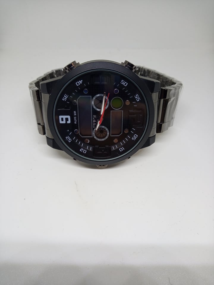 Męski Zegarek ANALOGOWO-CYFROWY KALETCO - obrazek 3