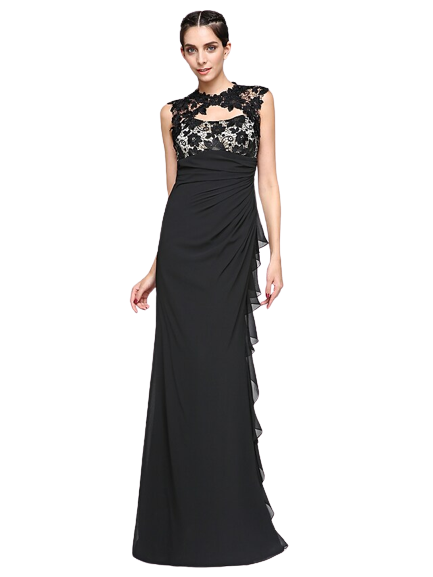 Damska sukienka SZYFONOWA TURKUSOWA