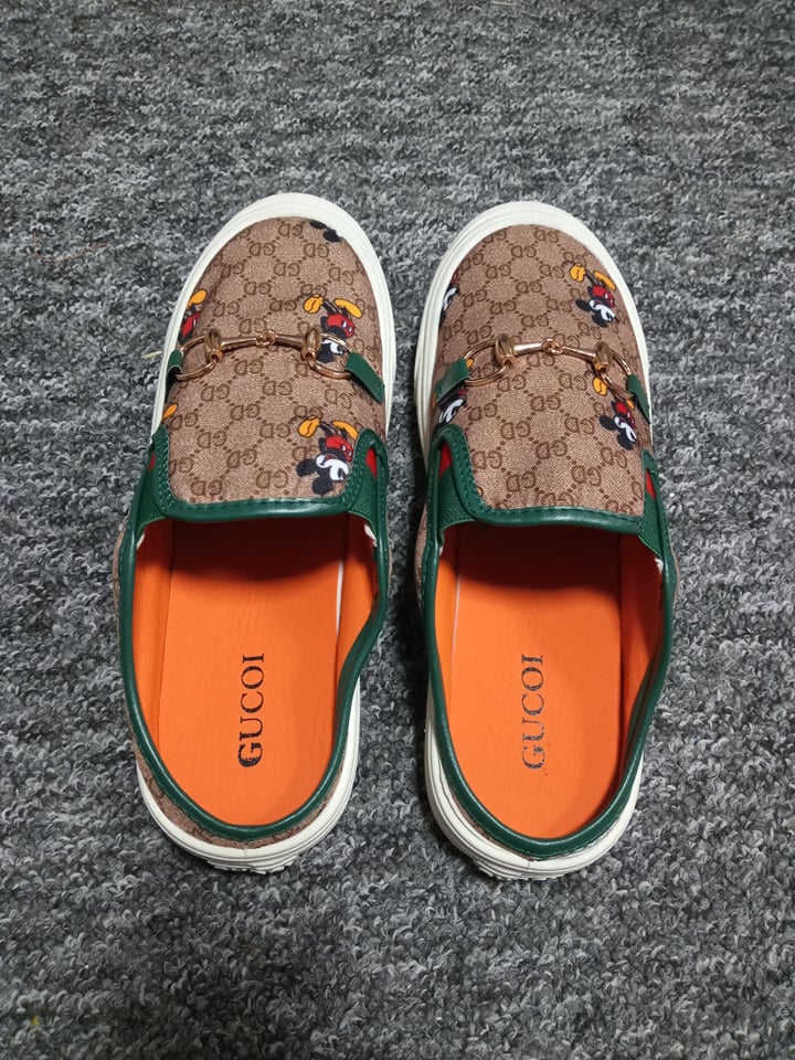 Damskie klapki z Myszką Miki GUCOI - obrazek 2