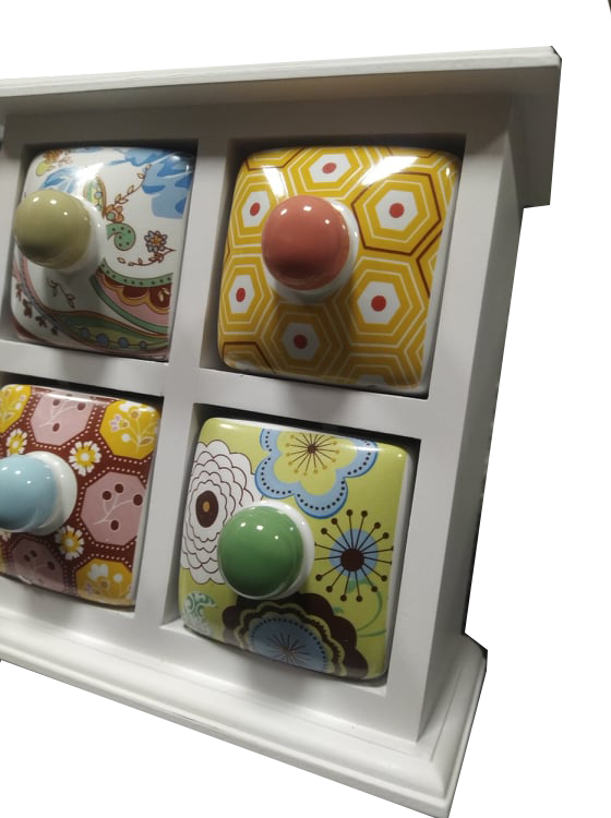 Mini komoda z ceramicznymi szufladami - obrazek 2