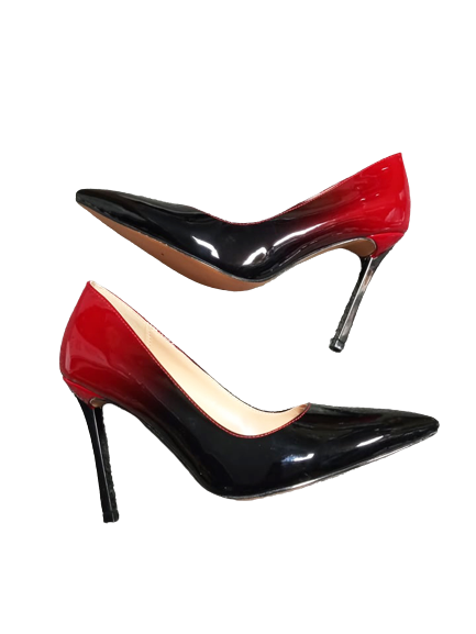 Lakierowane damskie szpilki OMBRE - obrazek 2