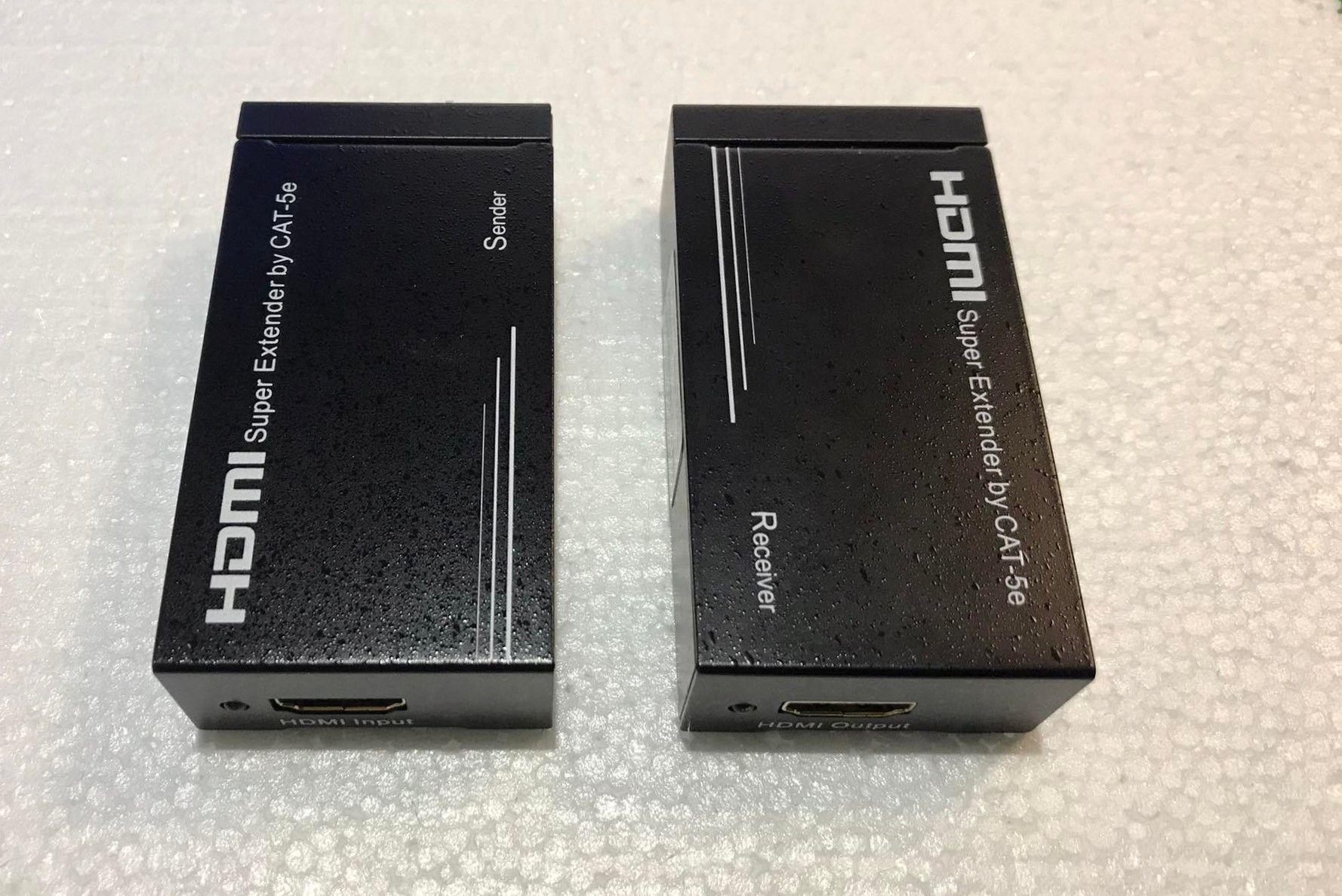 HDMI Przedłużacz do 30m 2×CAT-5e/6 w/Tx + Rx 1080p - obrazek 4