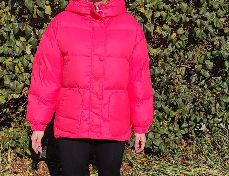 Damska PARKA luźna kurka - obrazek 3