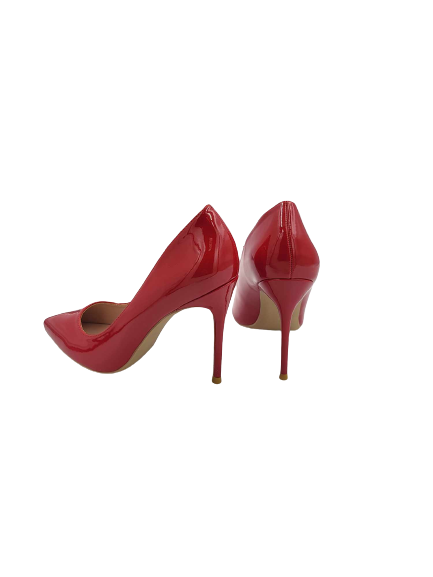 Damskie klasyczne lakierowane szpilki - obrazek 3