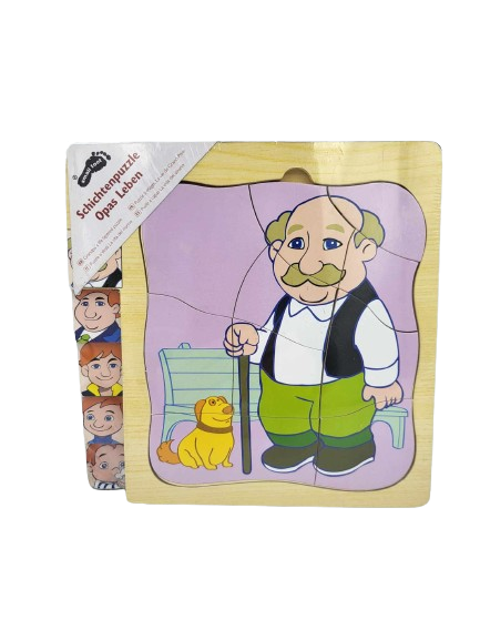 Small Foot Design Puzzle Dziadek Kreatywna Układanka Dla Dzieci