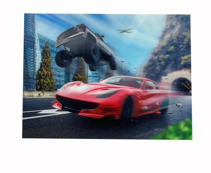 Puzzle 3D samochodziki 100 elementów