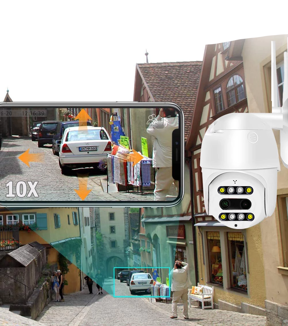 FHD 1080P zewnętrzna kamera IP - obrazek 3