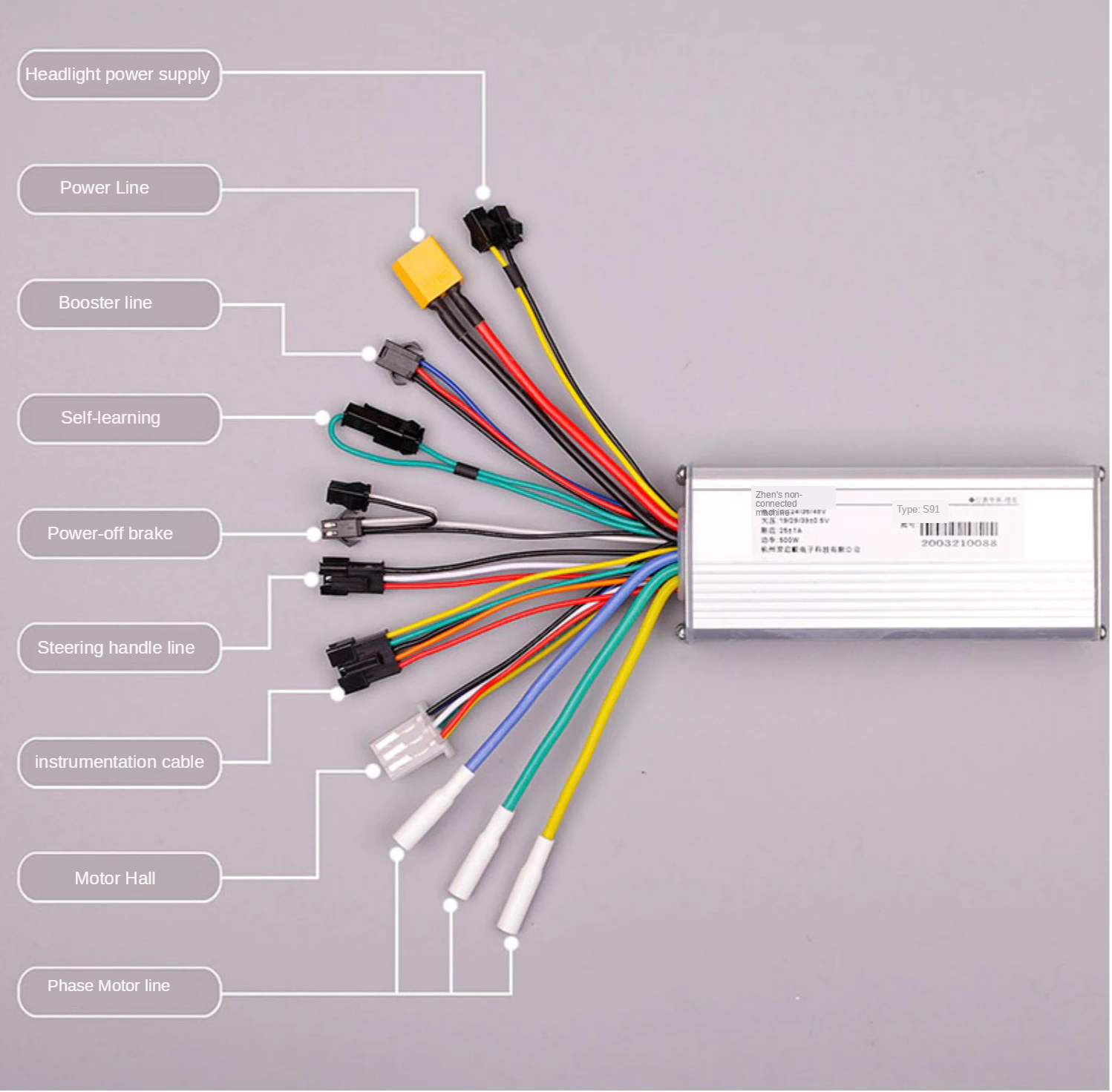 Bezszczotkowy kontroler S9-61 500w - obrazek 3