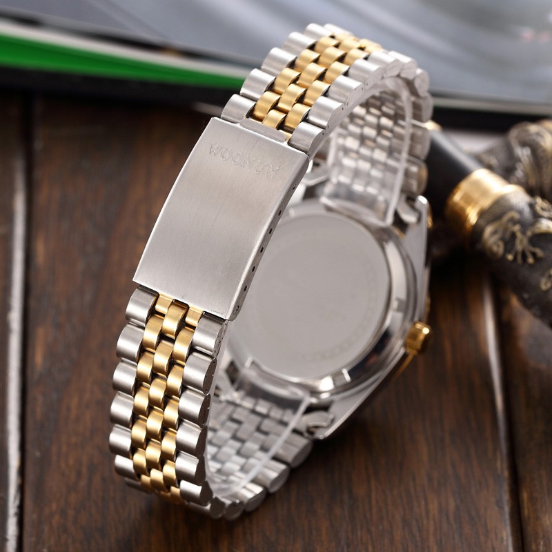 Zegarek Woonun złoty - obrazek 4