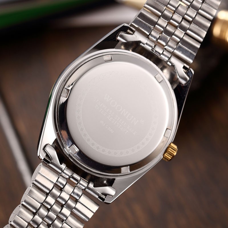 Zegarek Woonun złoty - obrazek 3