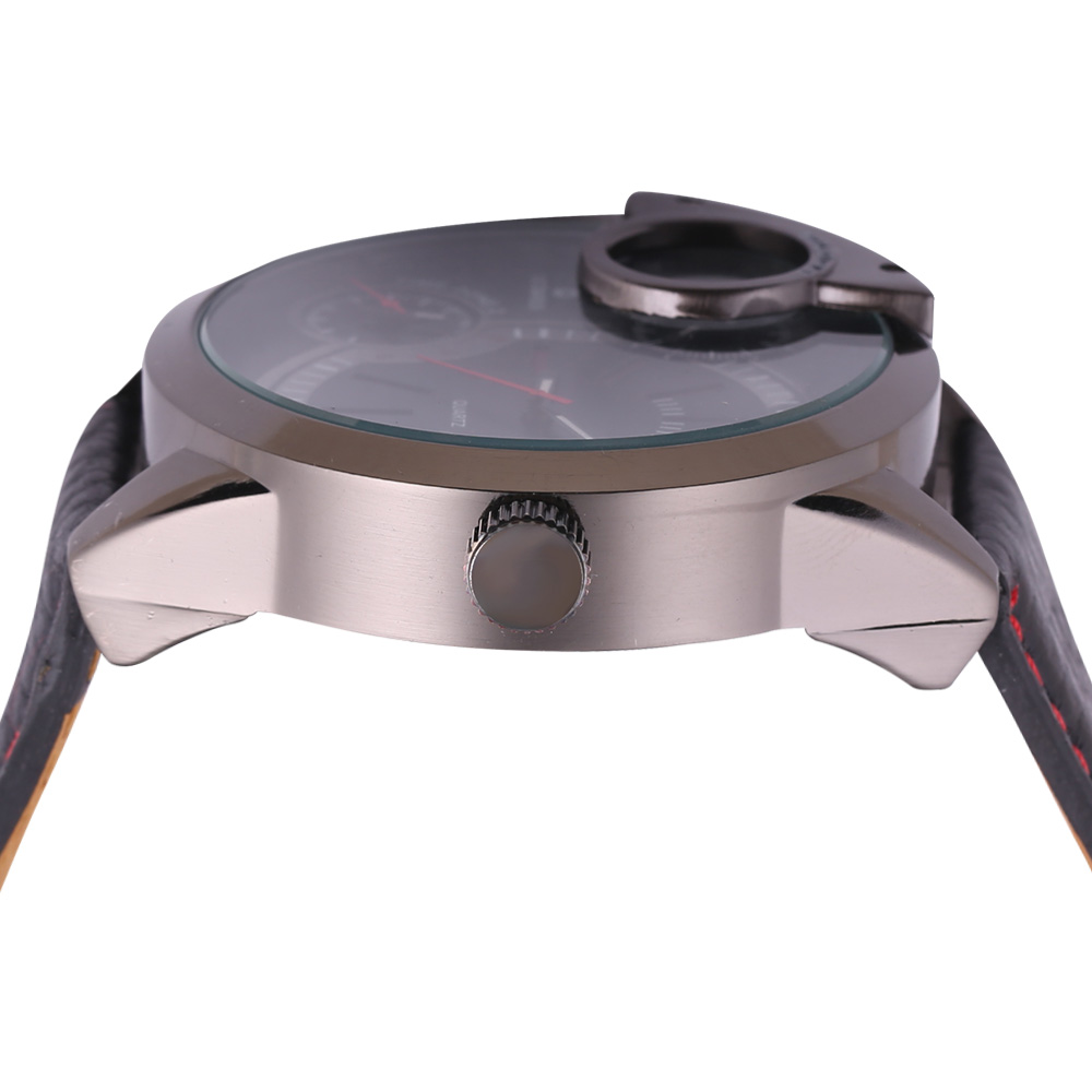 Męski zegarek z wieloma strefami czasowymi - obrazek 4