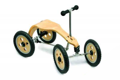 Rowerek biegowy - drewniany jeździk 4-kołowy SMALL FOOT 2661